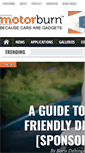 Mobile Screenshot of motorburn.com