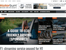 Tablet Screenshot of motorburn.com